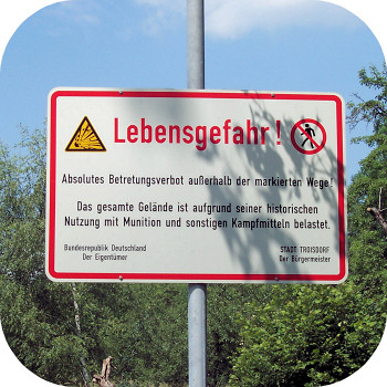 Schild Wahner Heide