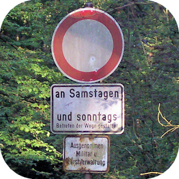 Schild Wahner Heide