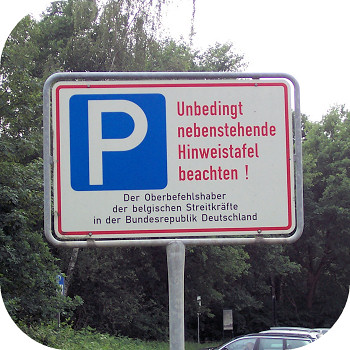 Schild Wahner Heide